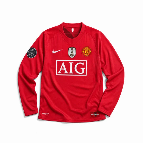 CR7 Man United Home Jersey 2007/08 – Long Sleeve