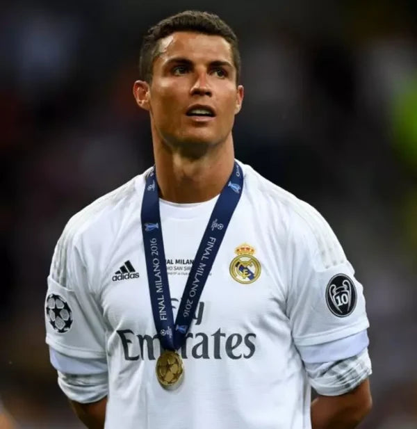 CR7 Real Madrid Home Jersey 2015/16 UCL Final Milano – Long Sleeve