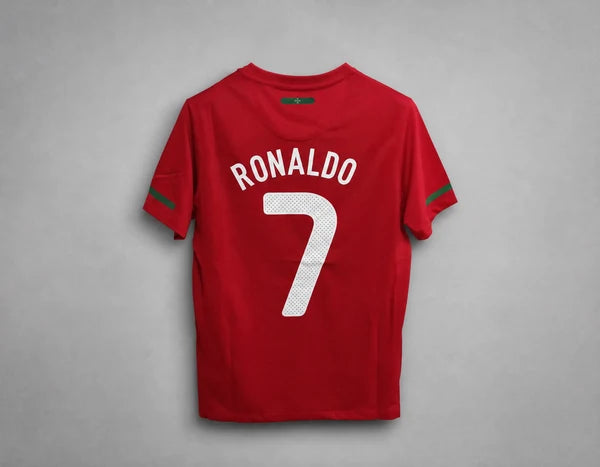 Cristiano Ronaldo #17 Portugal Home Jersey EURO 2004
