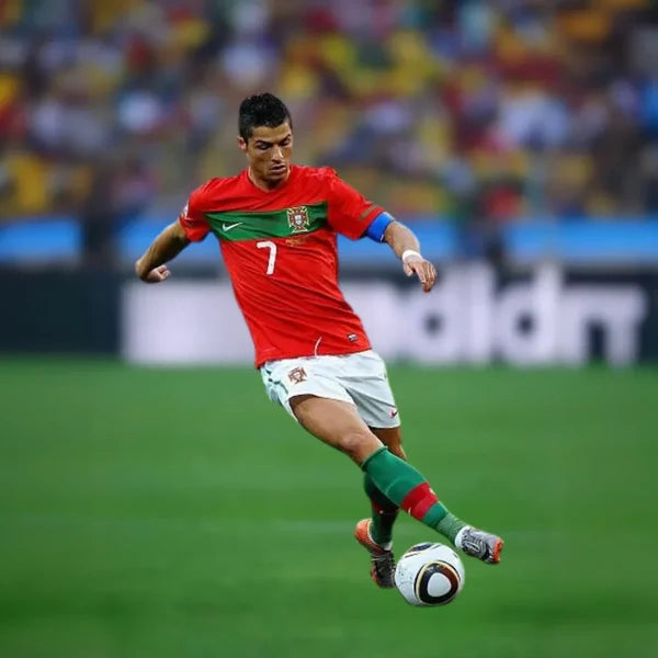 Cristiano Ronaldo #17 Portugal Home Jersey EURO 2004