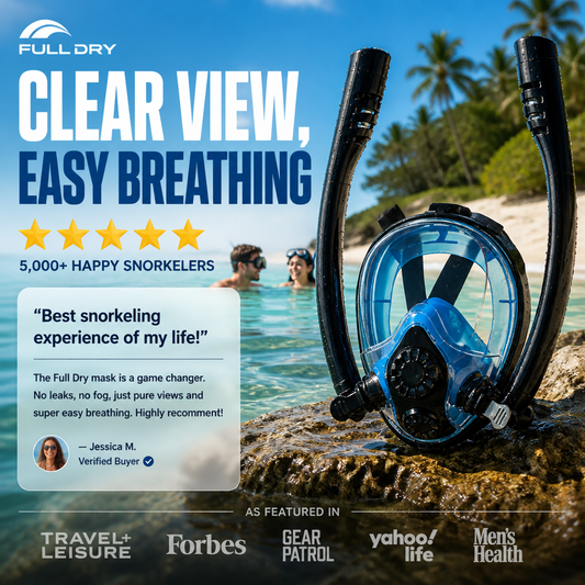 Full Dry Diving Mask Snorkeling Mask